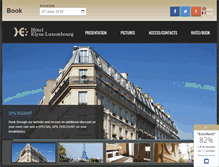 Tablet Screenshot of elysa-hotel-paris.com